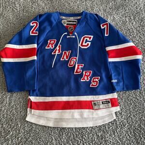 Reebok Ryan McDonagh NHL New York Rangers 2015 Home Blue Youth Jersey #27 S/M